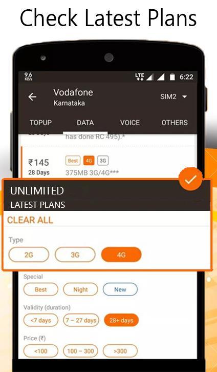 Recharge Plans & Prepaid Bill