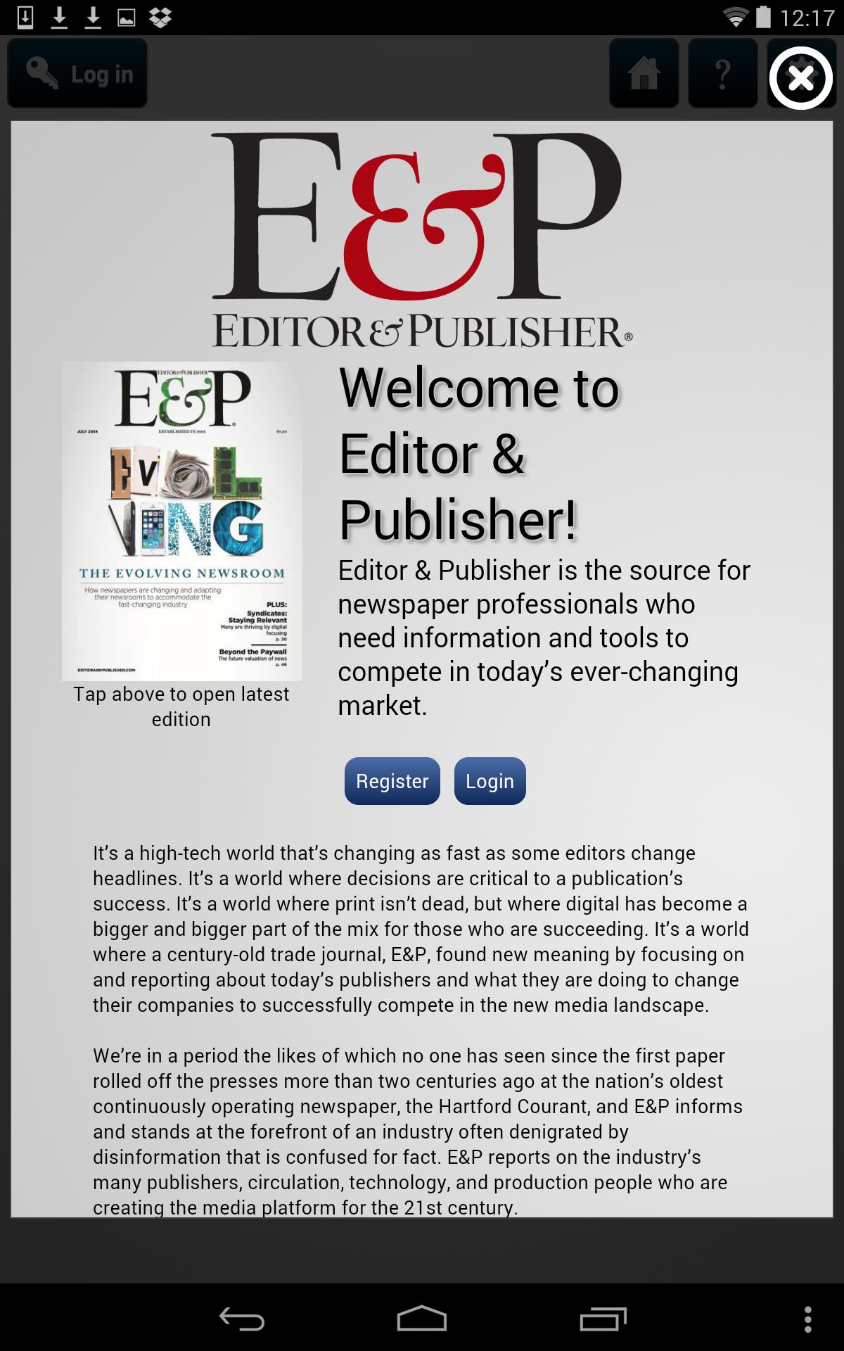 Editor & Publisher