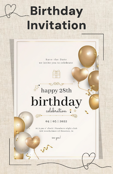 Invitation Maker + RSVP