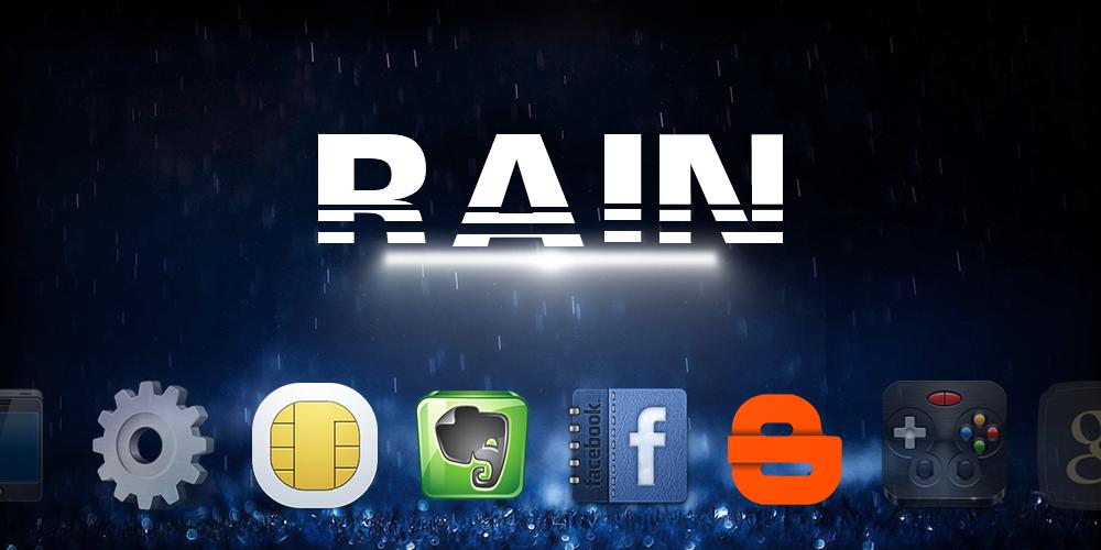 Rain - Solo Launcher Theme