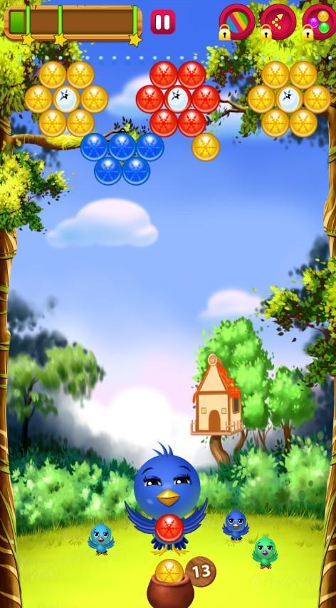 Birds POP Bubble Shooter game