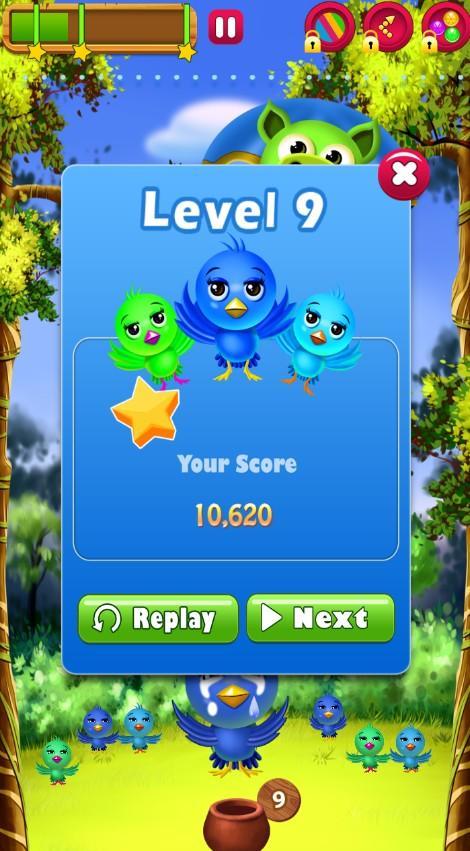 Birds POP Bubble Shooter game