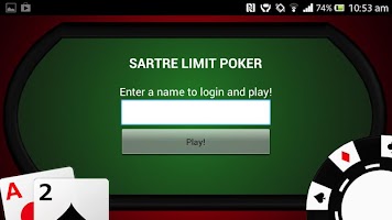 SARTRE Limit Poker