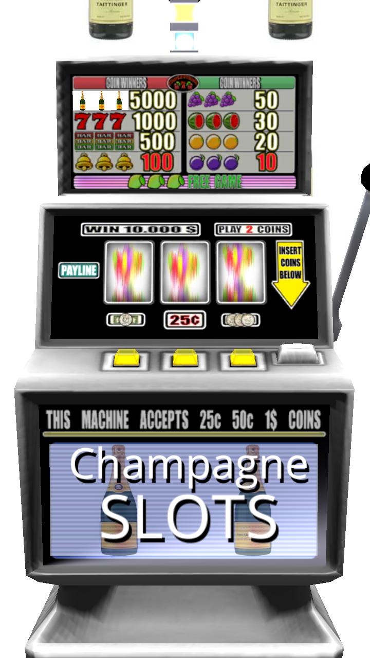 3D Champagne Slots - Free