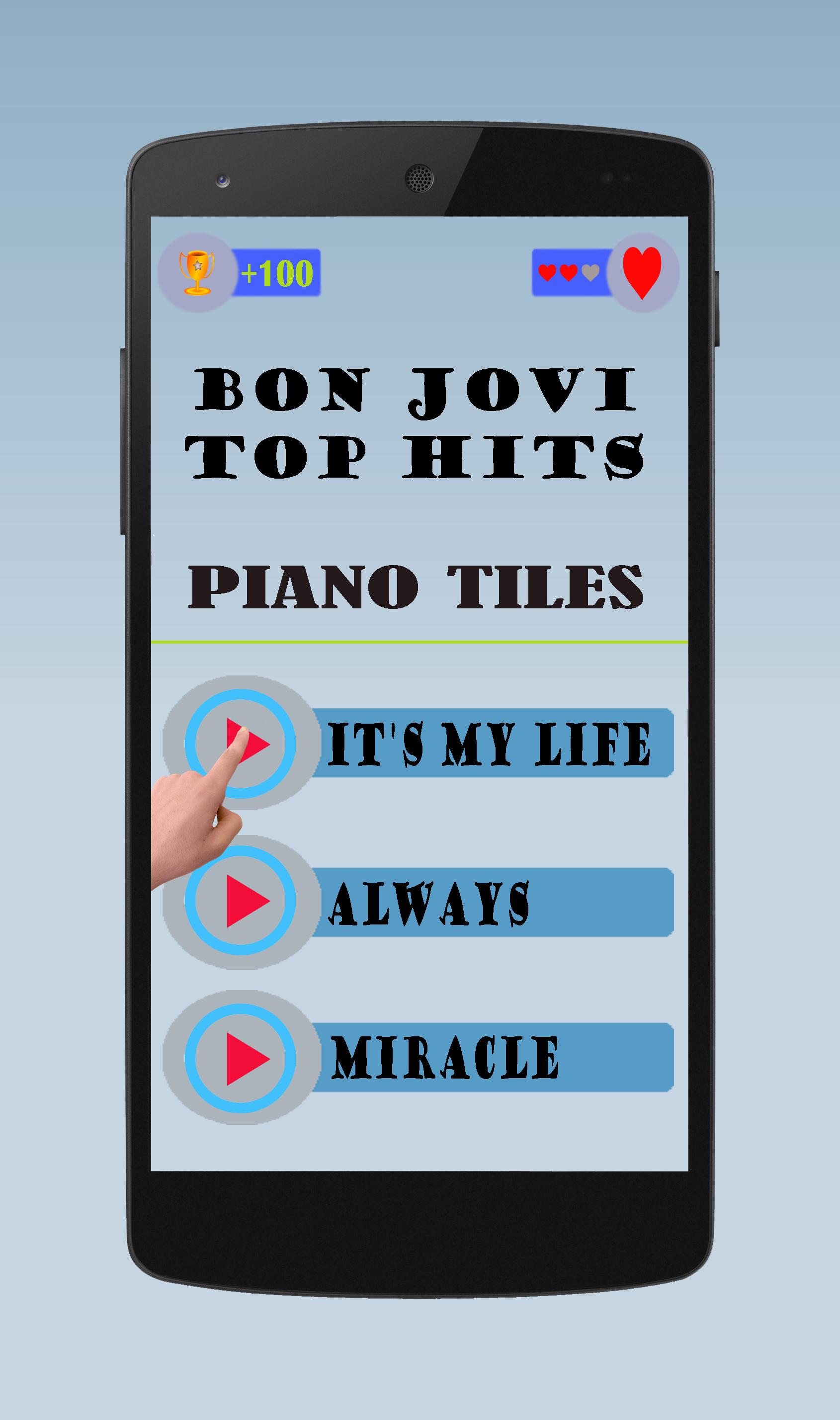 Bon Jovi Top Hits Piano Tiles