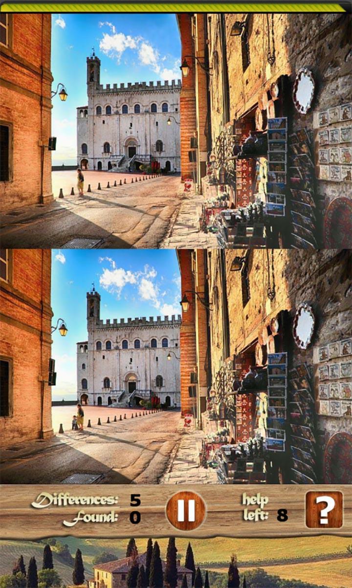 Find the Difference Italy Tour