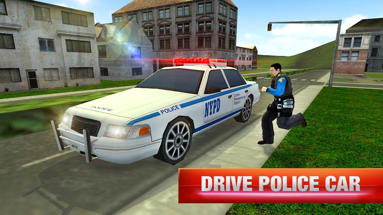 Urban Crime City Police Van 3D