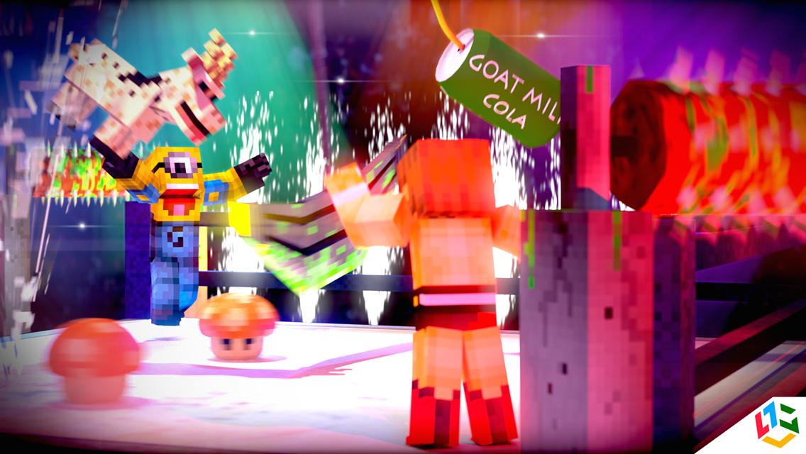 Blocky Wrestle 3D Free Edition