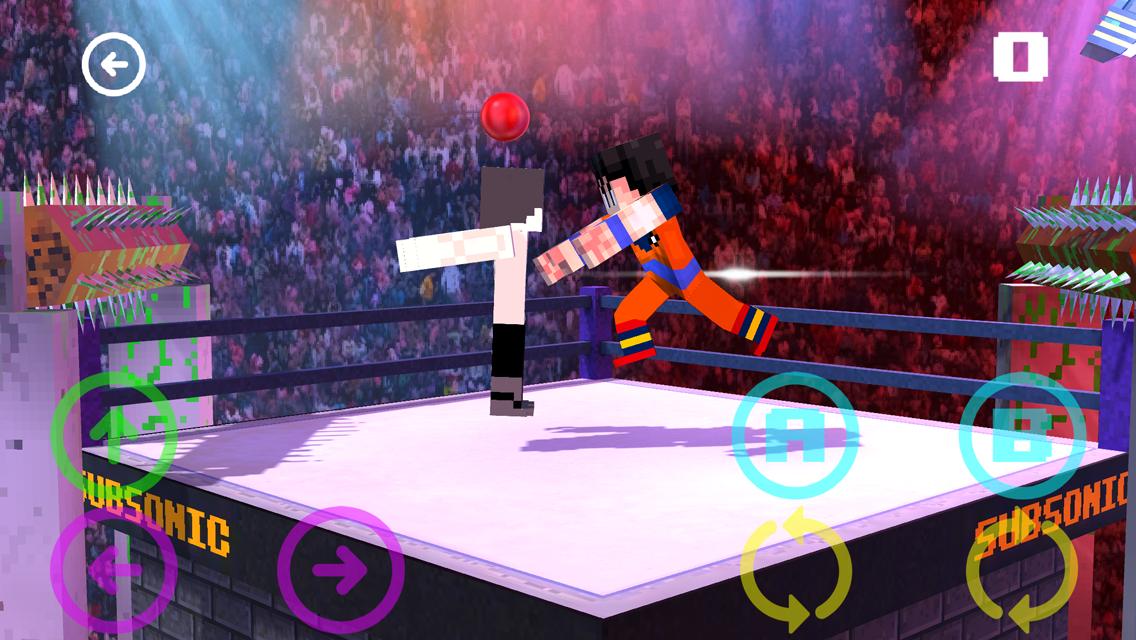 Blocky Wrestle 3D Free Edition