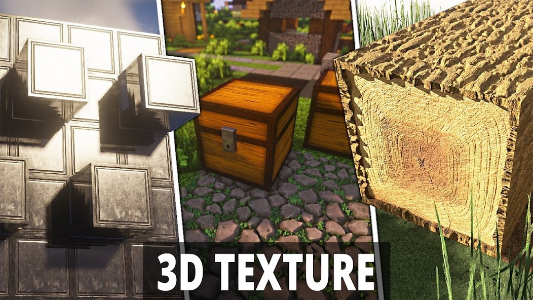 3D Texture Pack for Minecraft