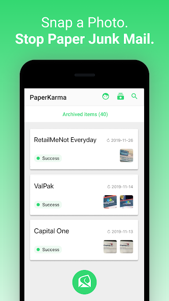 PaperKarma - Stop Junk Mail