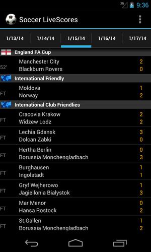 Soccer LiveScores