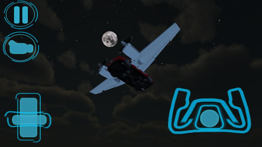 Flying Car 3D: Night Mountain