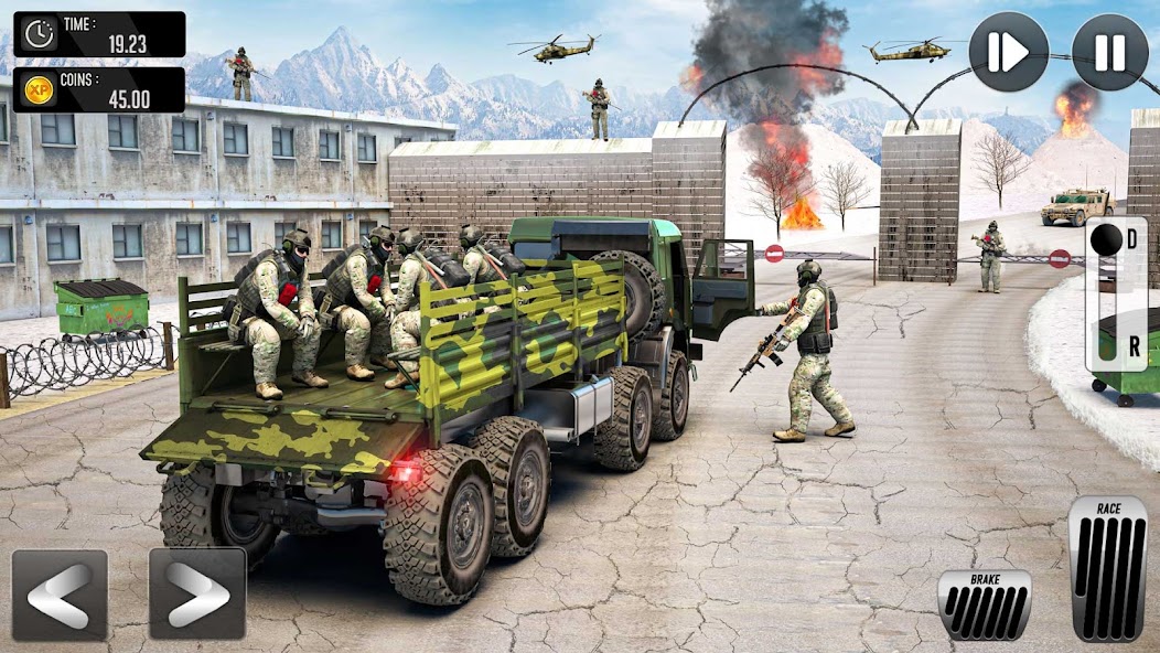 Army Simulator Truck games 3D