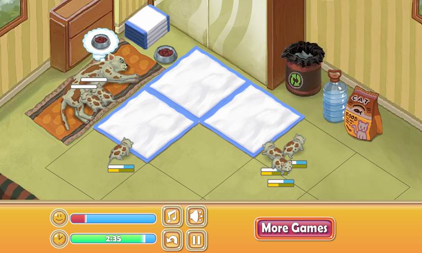 Pet Nursery, Caring Game