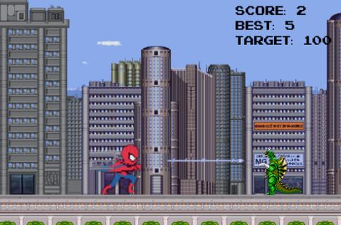 Subway Target for Spiderman