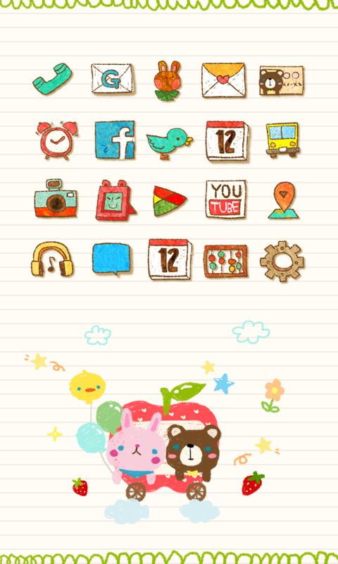 Happy apple icon theme