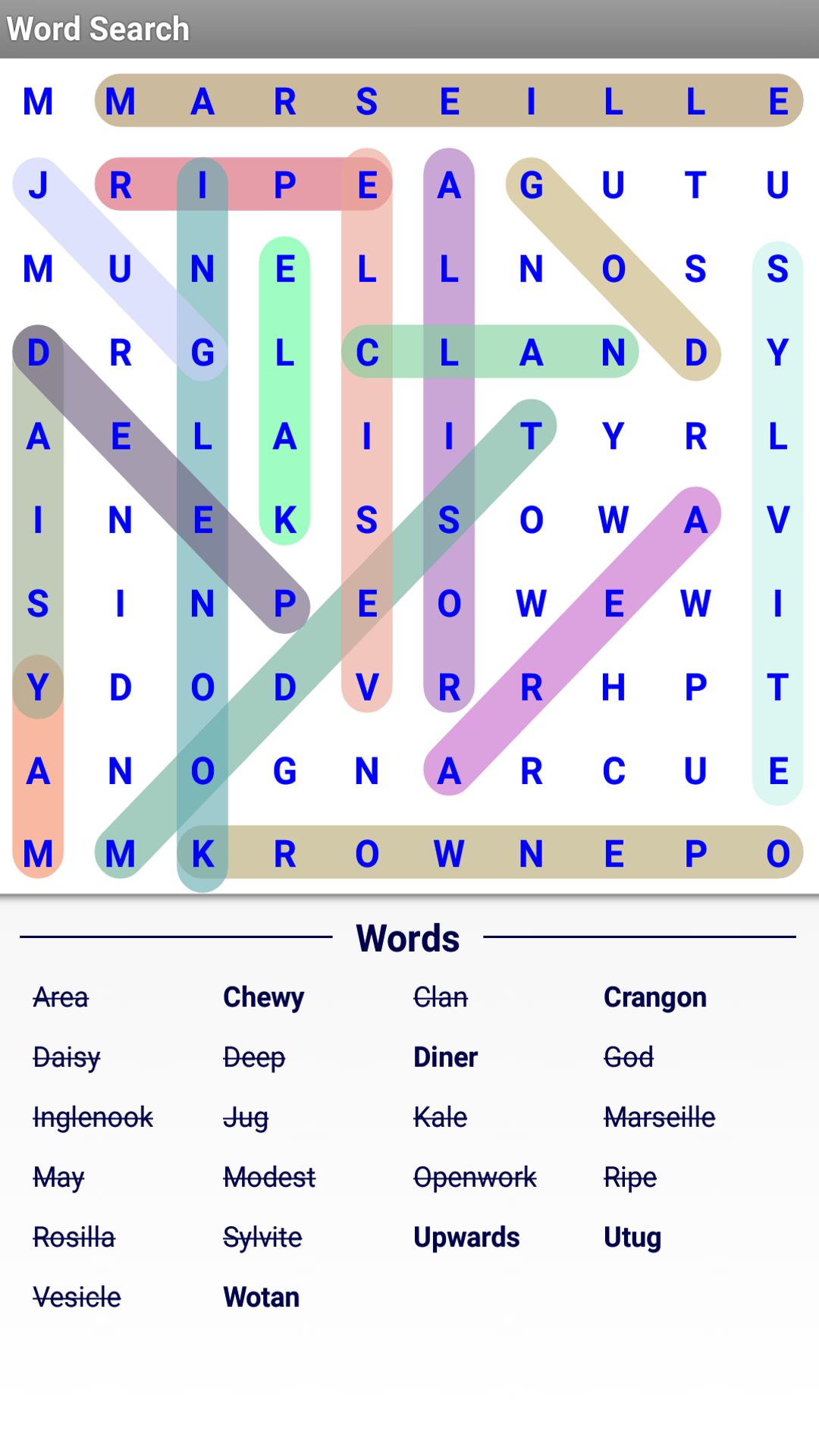 Word Search Classic - The clas