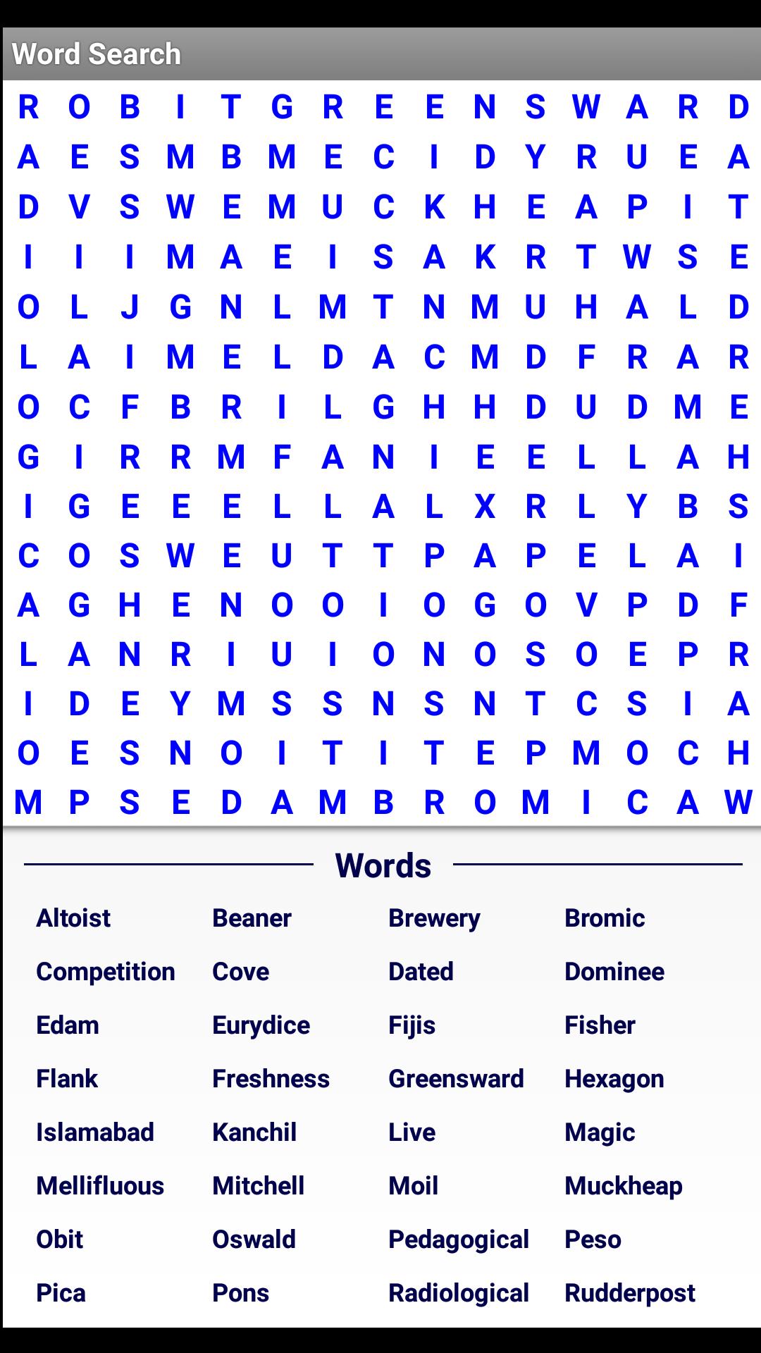 Word Search Classic - The clas