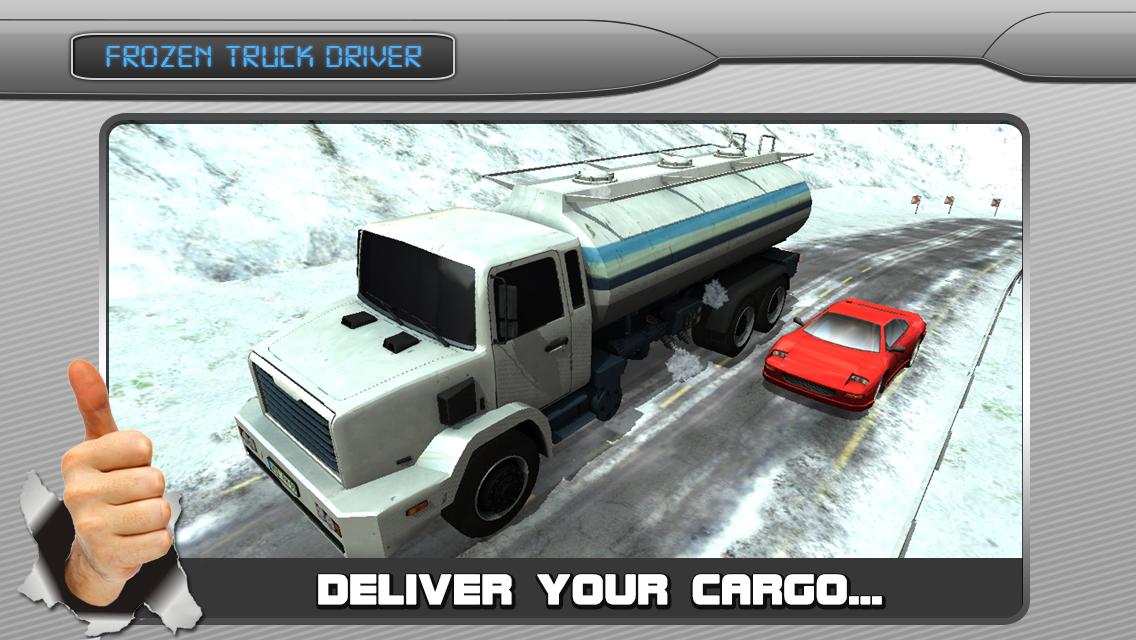 Frozen Highway Truck Driver 3D