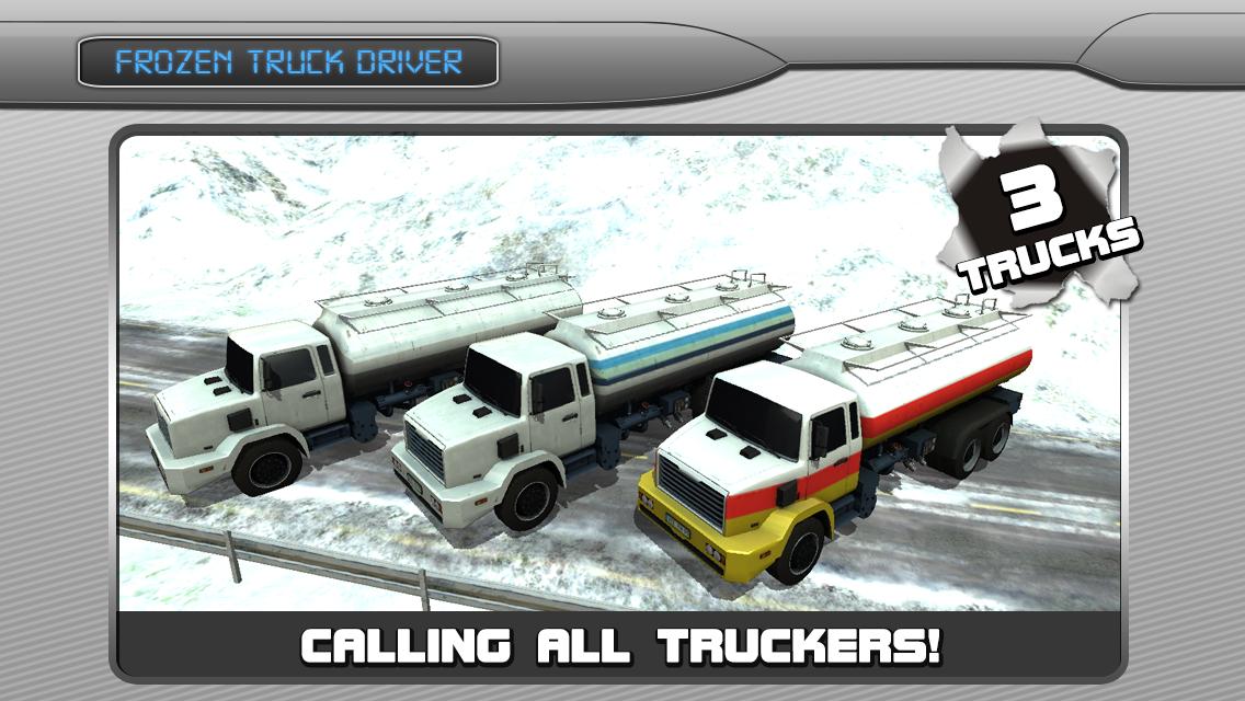 Frozen Highway Truck Driver 3D