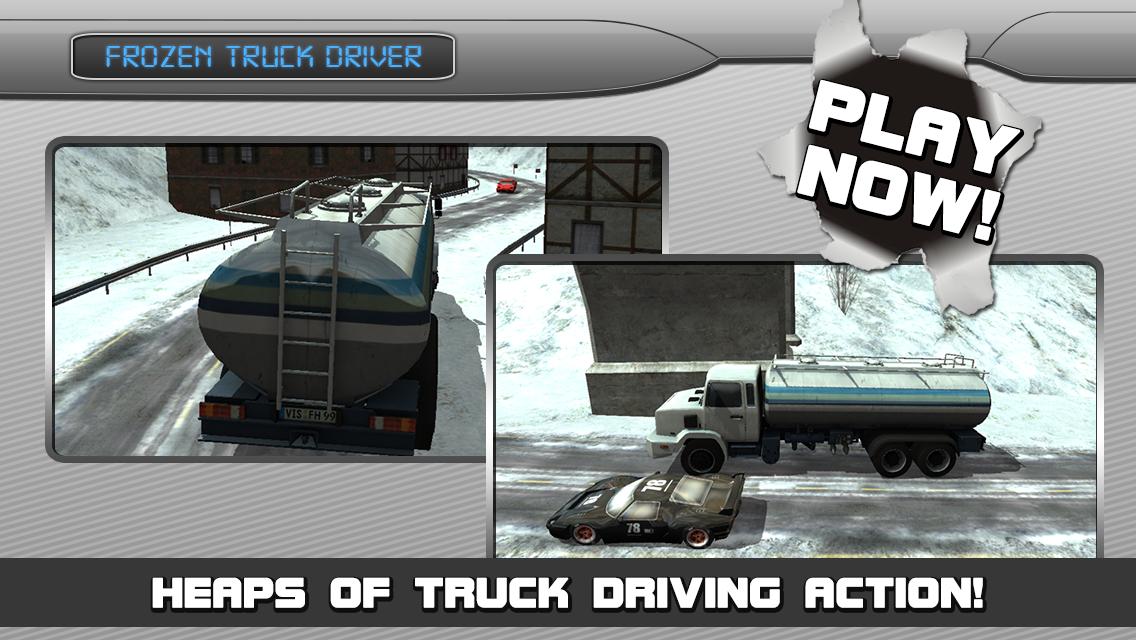 Frozen Highway Truck Driver 3D