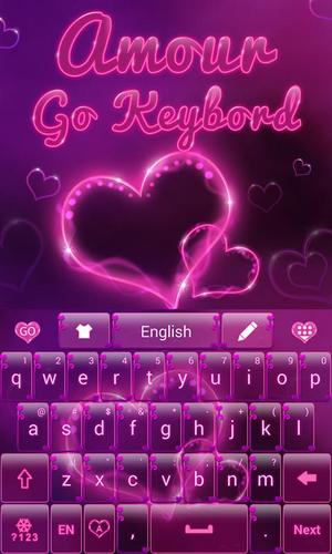 Amour Go Keyboard Theme