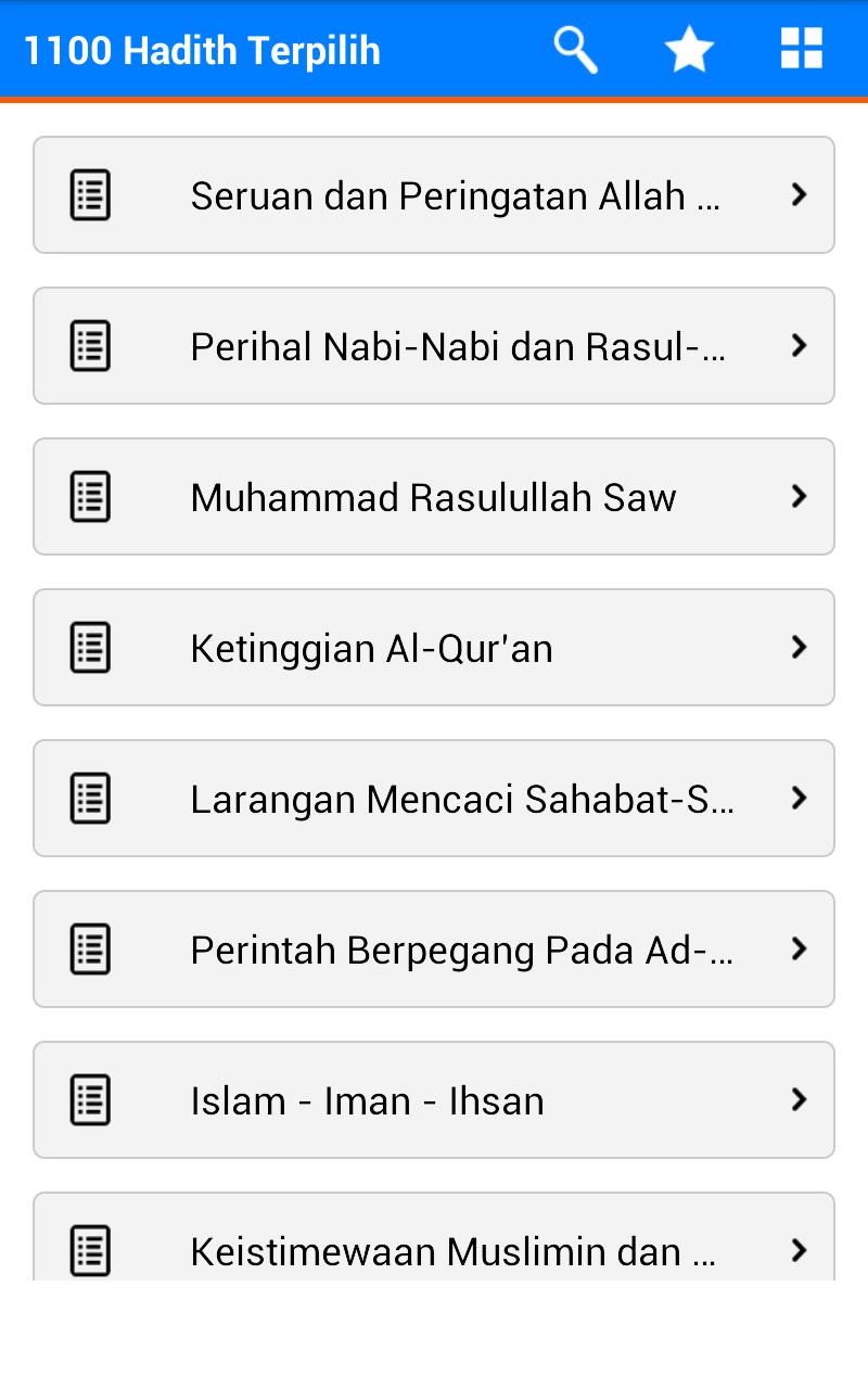 Islamic Hadith Books (Indo)