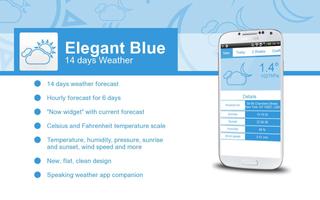 14 Days Elegant Blue Weather