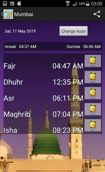 India Prayer Timings