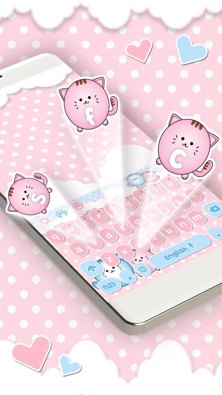 Cat Keyboard Pink Kitty Theme