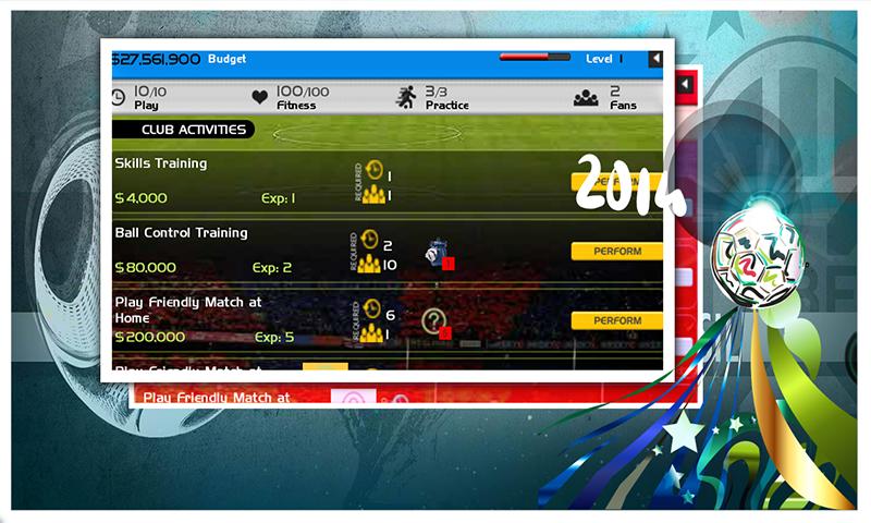 World Cup 2014 Soccer Manager