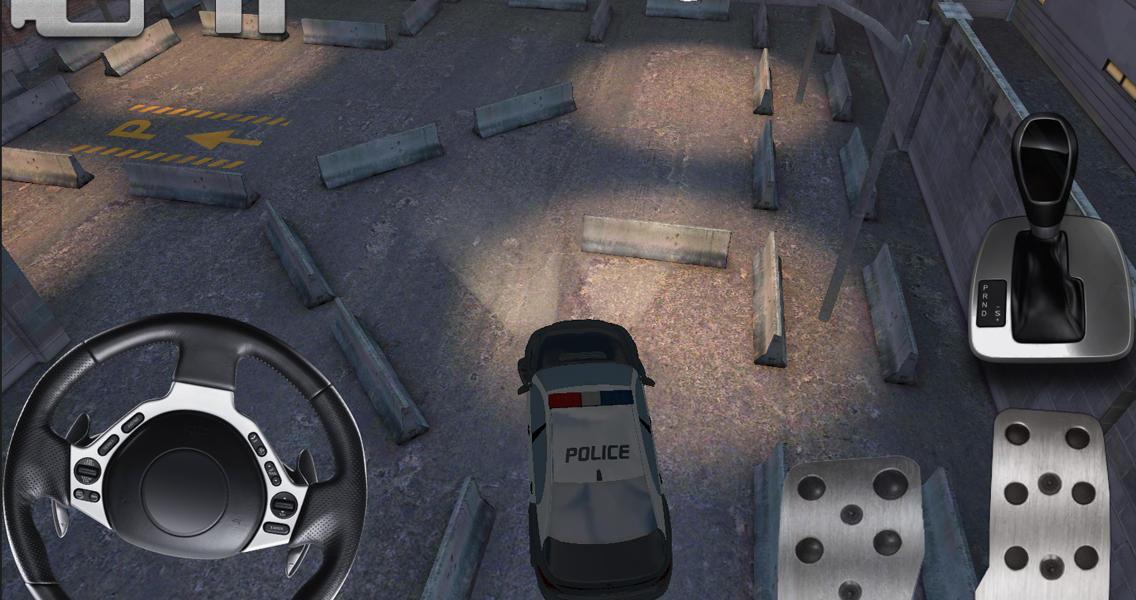 Police car parking 3D HD