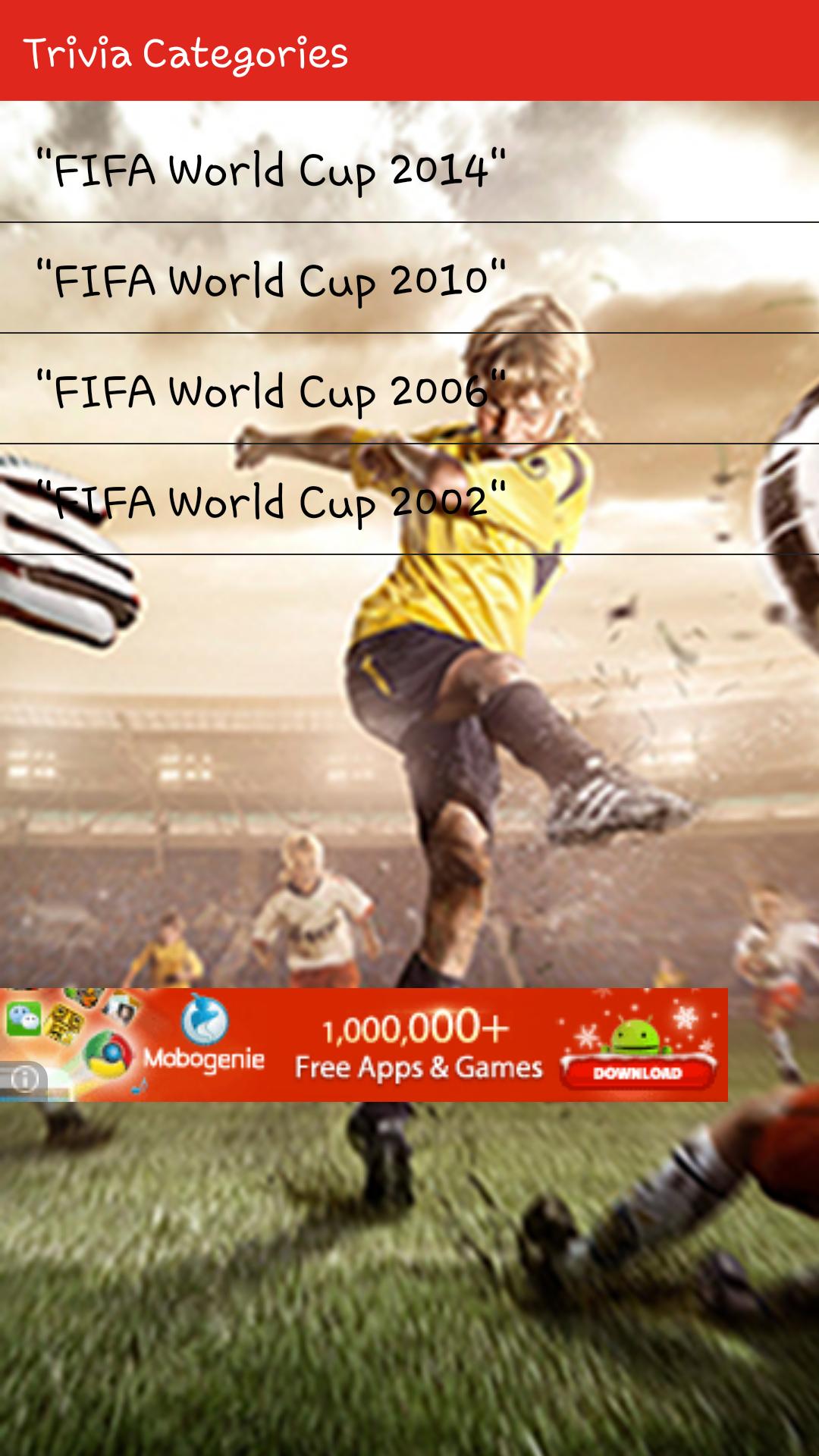 Foot Ball World Cup Trivia