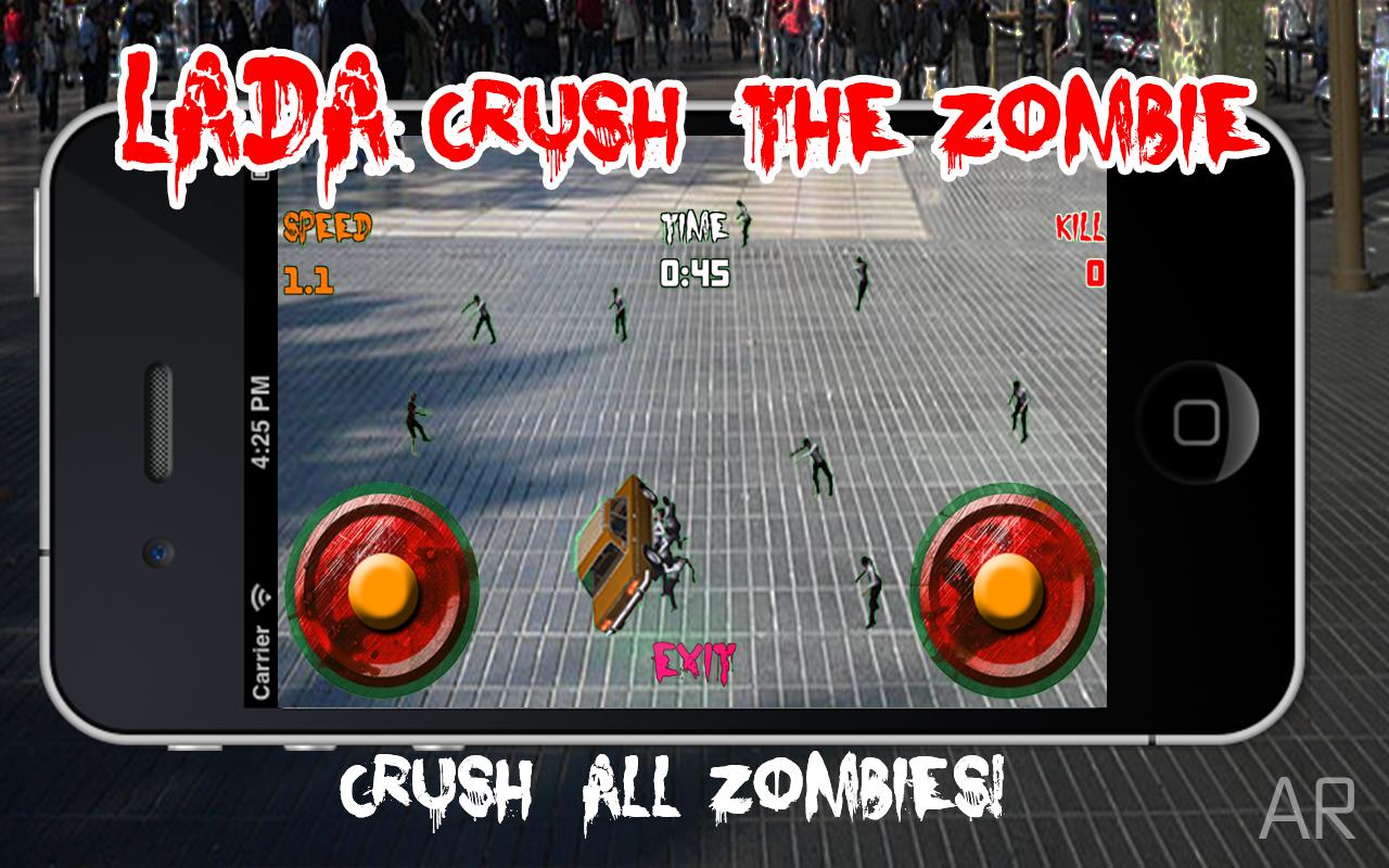 Lada Crush the Zombie