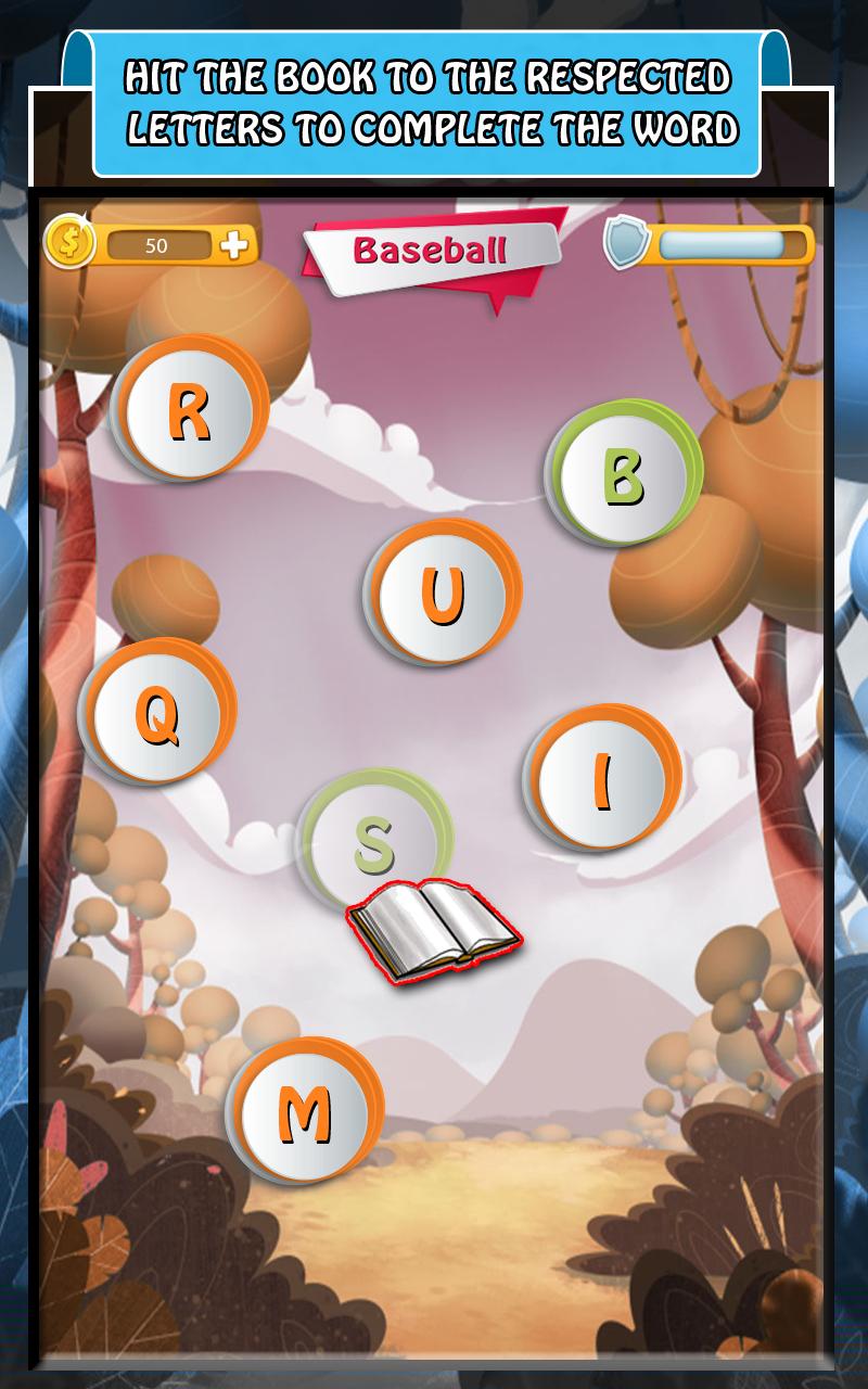 Fill the word puzzle Mind game