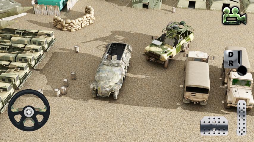 Drive and Park Military Jeep3D