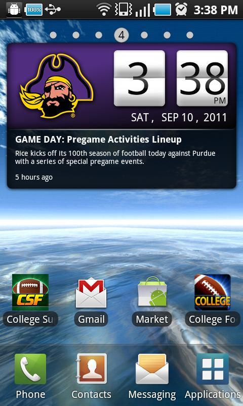 East Carolina Live Clock