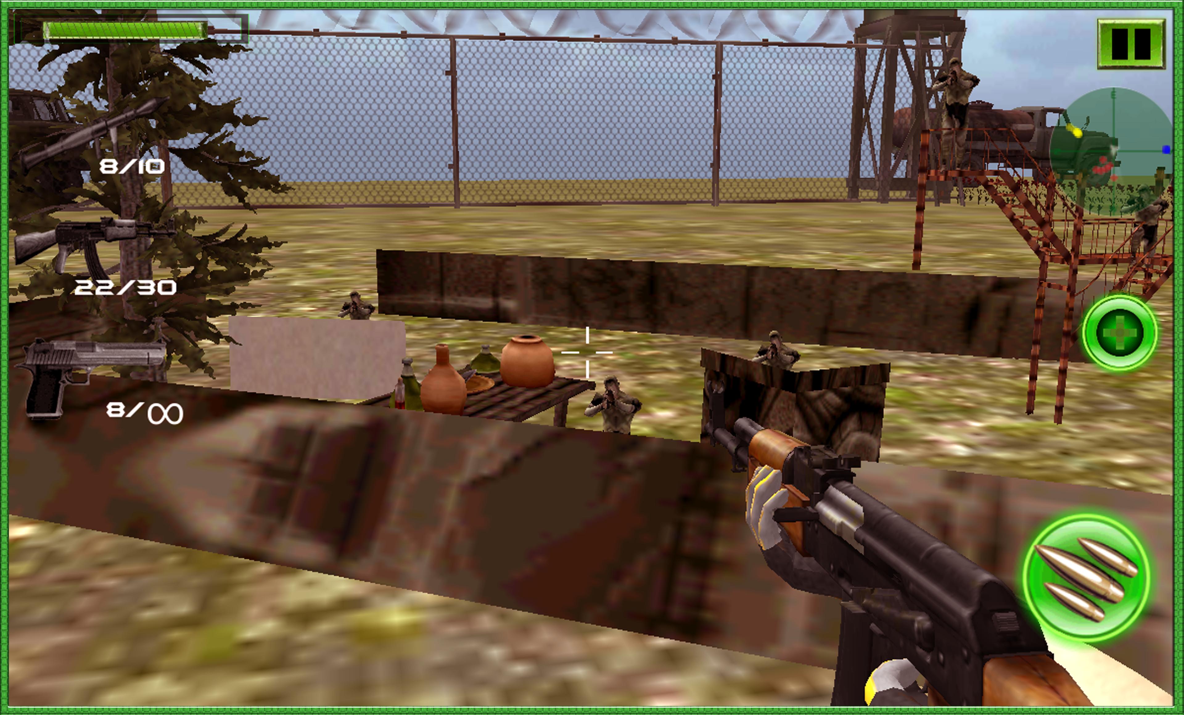 Commando Shooter Jungle Zone