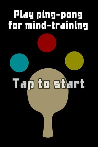 Play ping-pong for mind-train