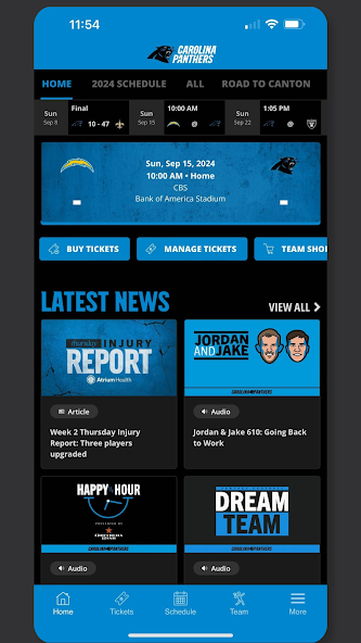 Carolina Panthers Mobile