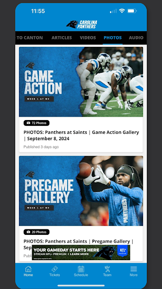 Carolina Panthers Mobile