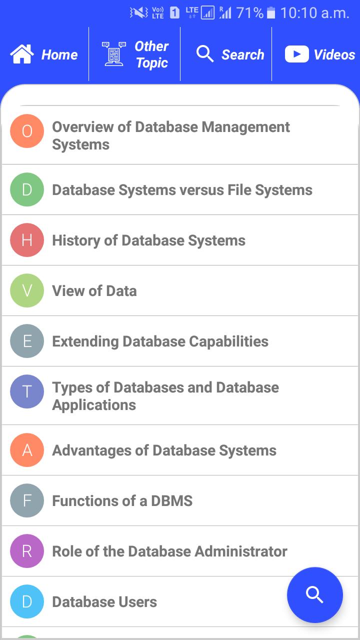 Database Management Systems