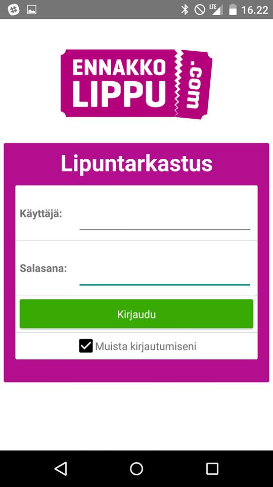 Ennakkolippu.com Tarkastus