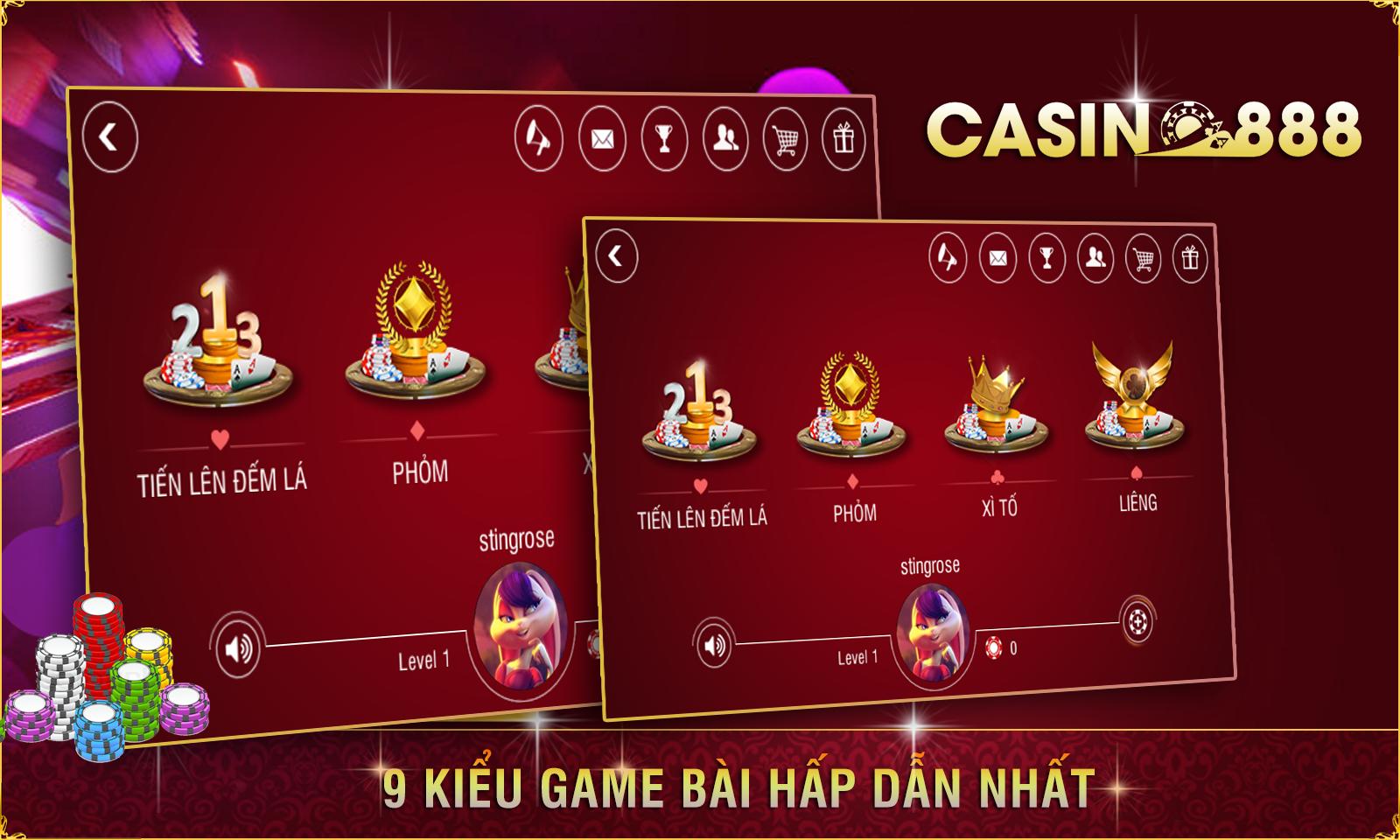 Tien len mien nam - Casino 888