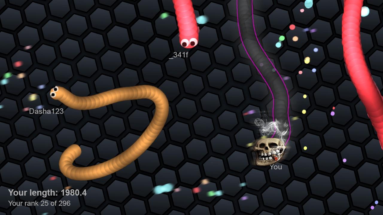 Troll Face Skin for slither.io