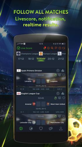 365 Football Soccer live score