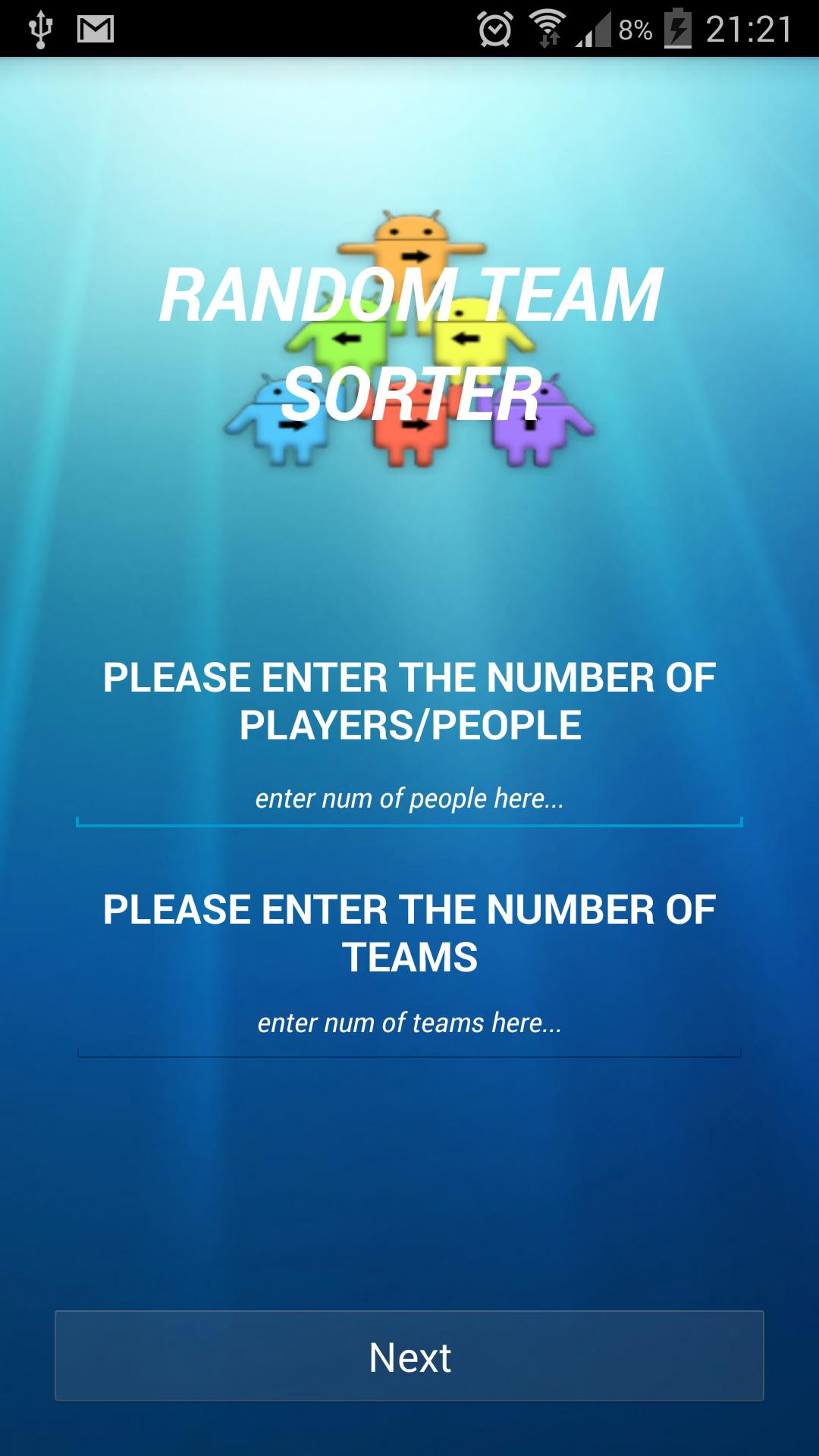Random Team Sorter