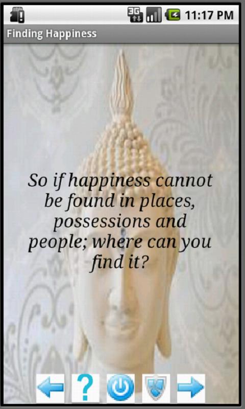 Finding Happiness