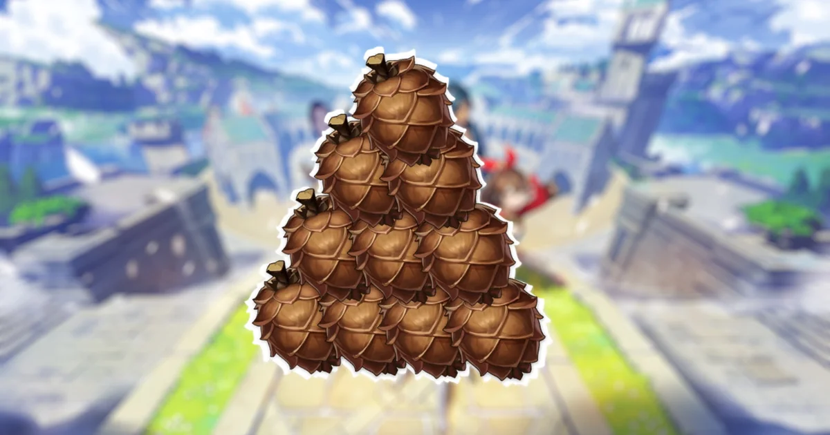 Onde encontrar pinhas no impacto de Genshin